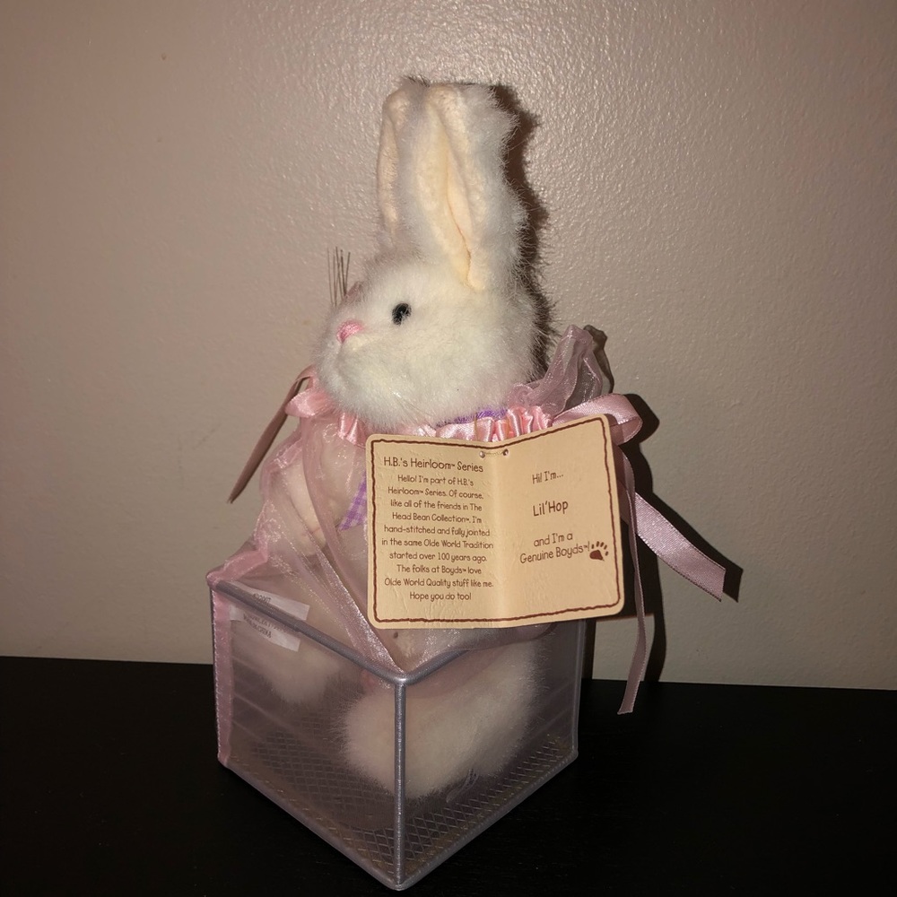❌SOLD❌Boyd’s Bear”Lil Hop”Bunny fromHB’s Heirloom Series NWT/Ornament no box - Picture 9 of 12